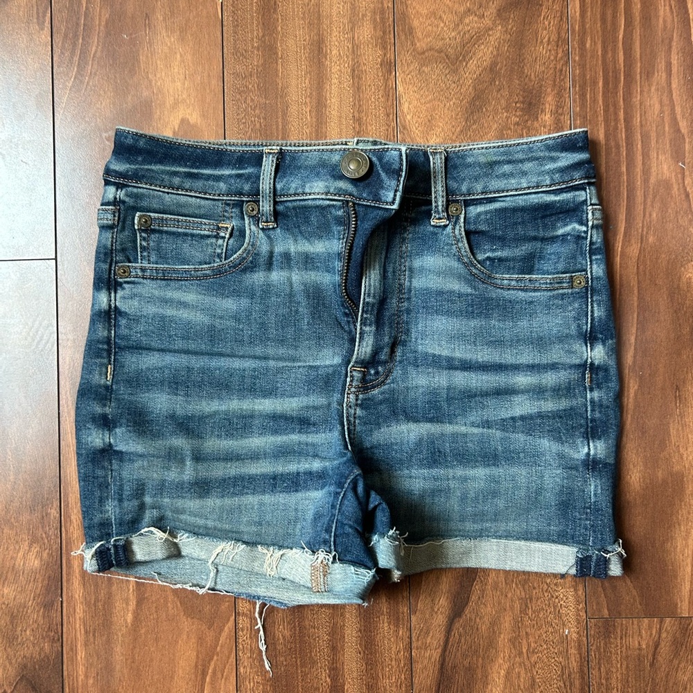 American Eagle High Rise Jean Shorts